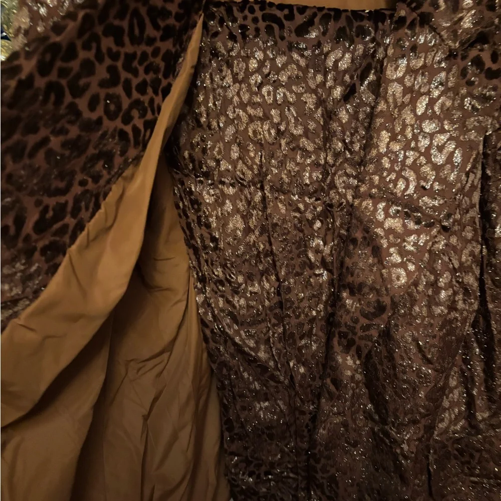 Eloquii Velvet Leopard 2 Pc Suit Jacket & Pants 14/16 - Picture 4 of 8